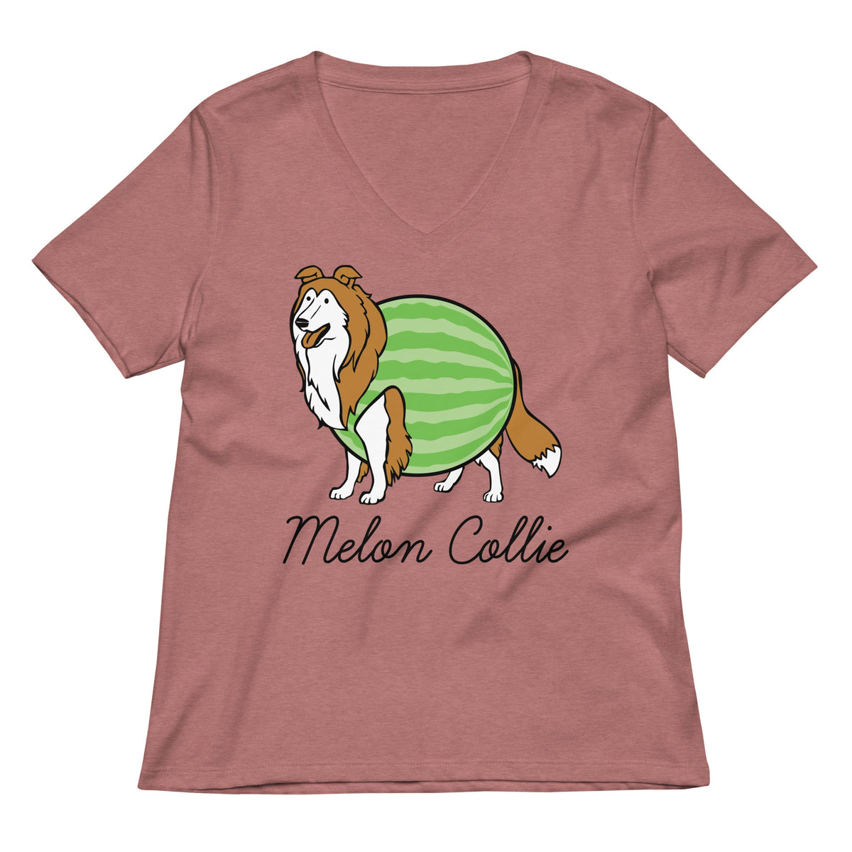 Melon Collie Women's V-Neck Tee product image 2