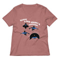 Dance Like Nobody's Watching Women's V-Neck Tee product image 1