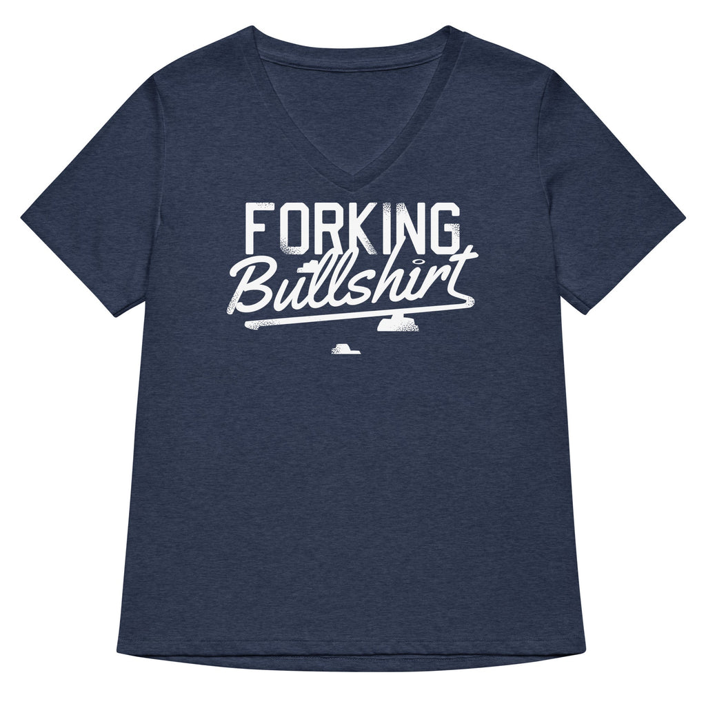 Forking Bullshirt Women's V-Neck Tee product image 2
