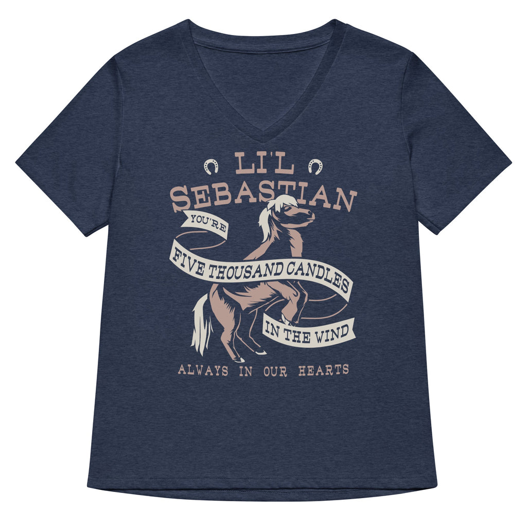 Li'l Sebastian Women's V-Neck Tee product image 2