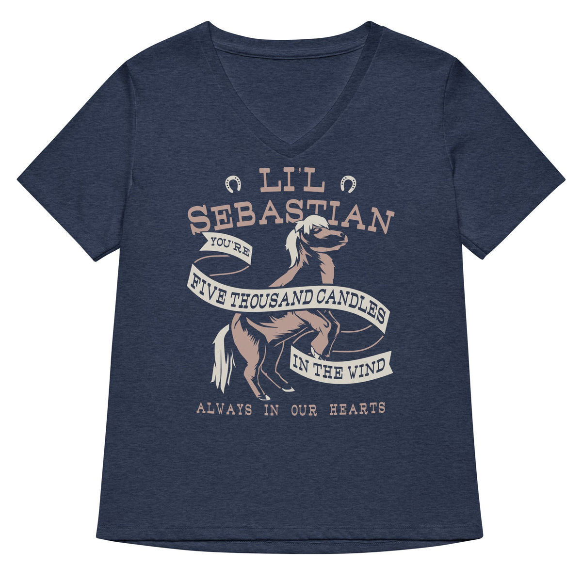 Li'l Sebastian Women's V-Neck Tee product image 2