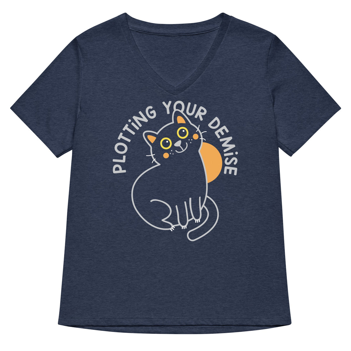 Plotting Your Demise Women's V-Neck Tee product image 2