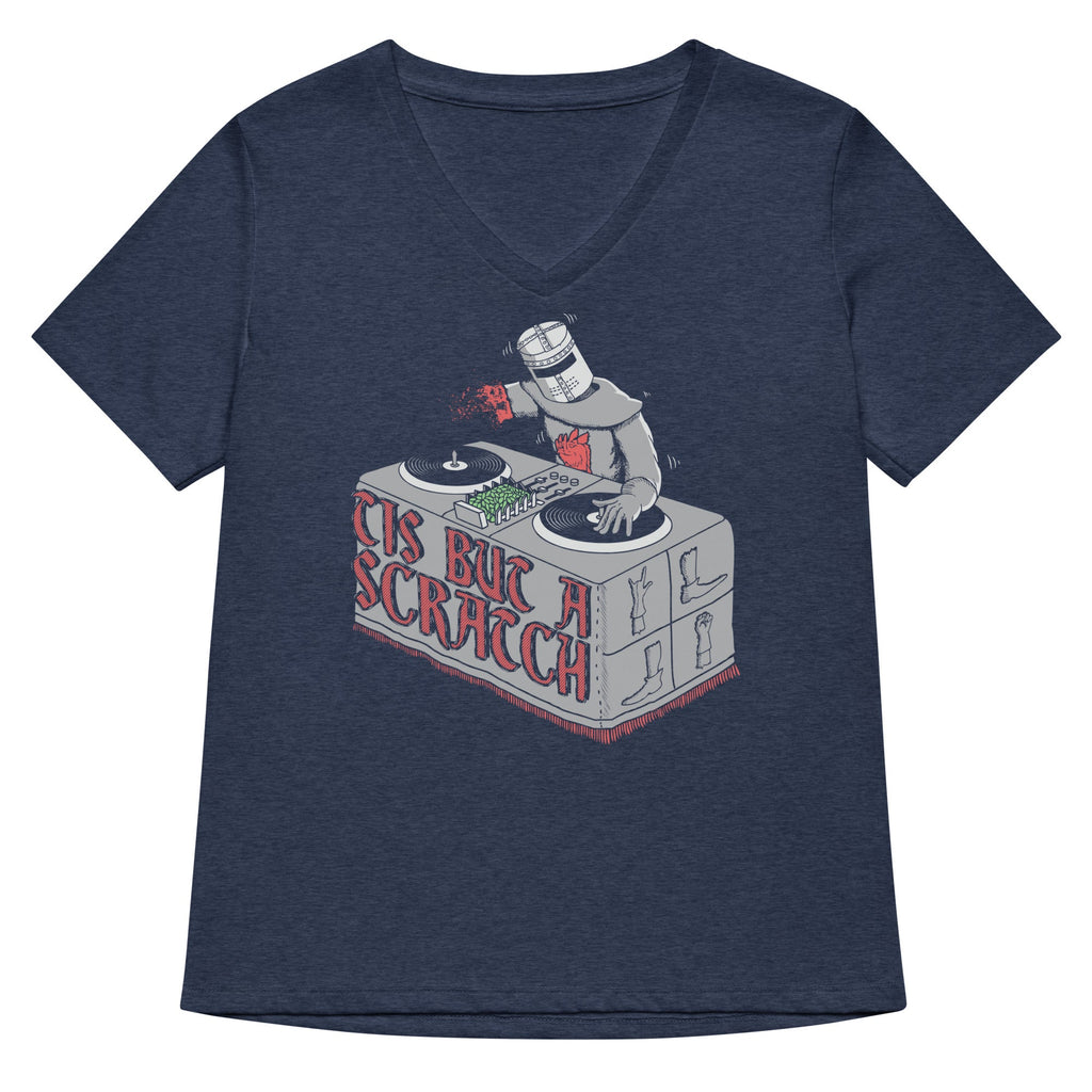 Tis But A Scratch Women's V-Neck Tee product image 2