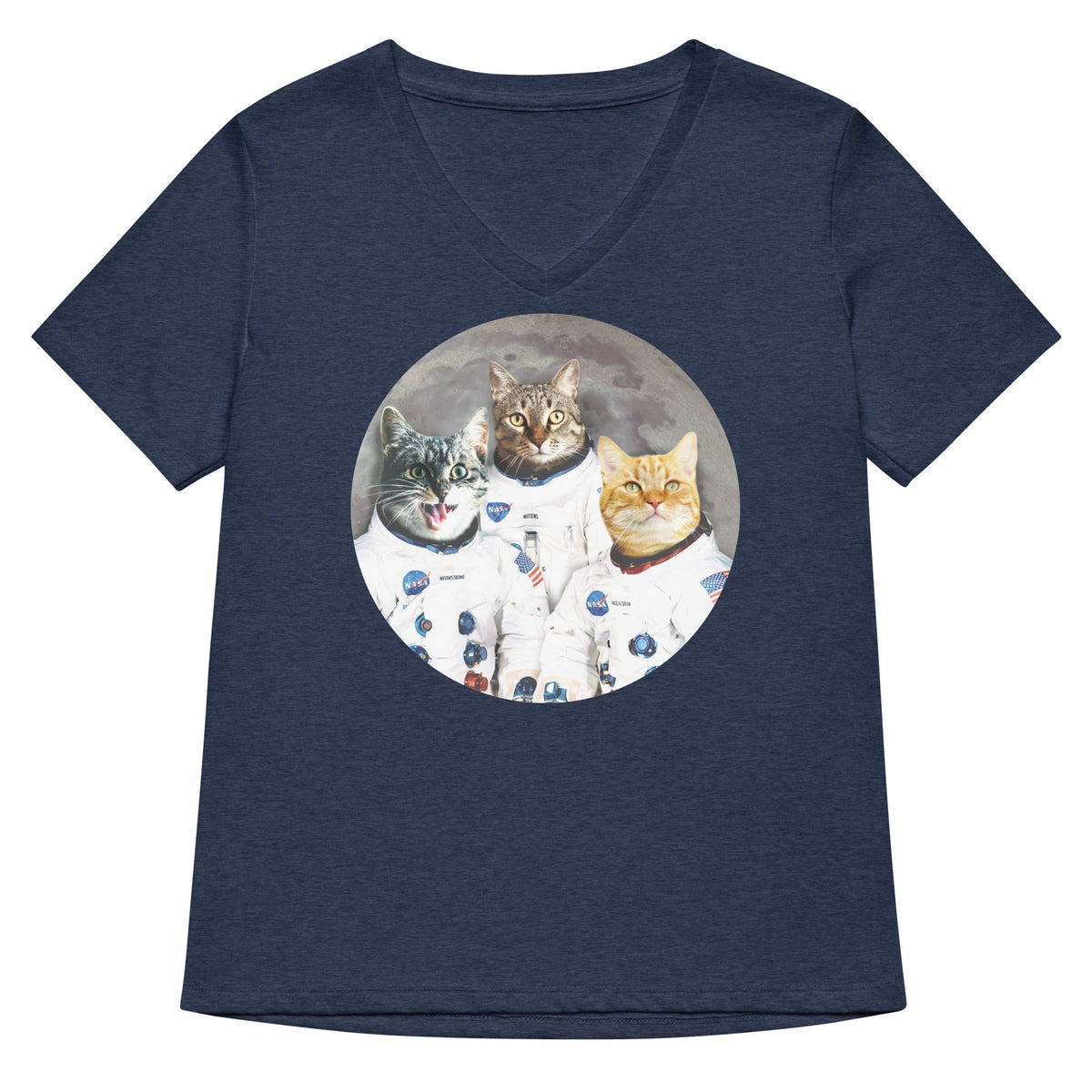 Catstronauts Women's V-Neck Tee product image 2