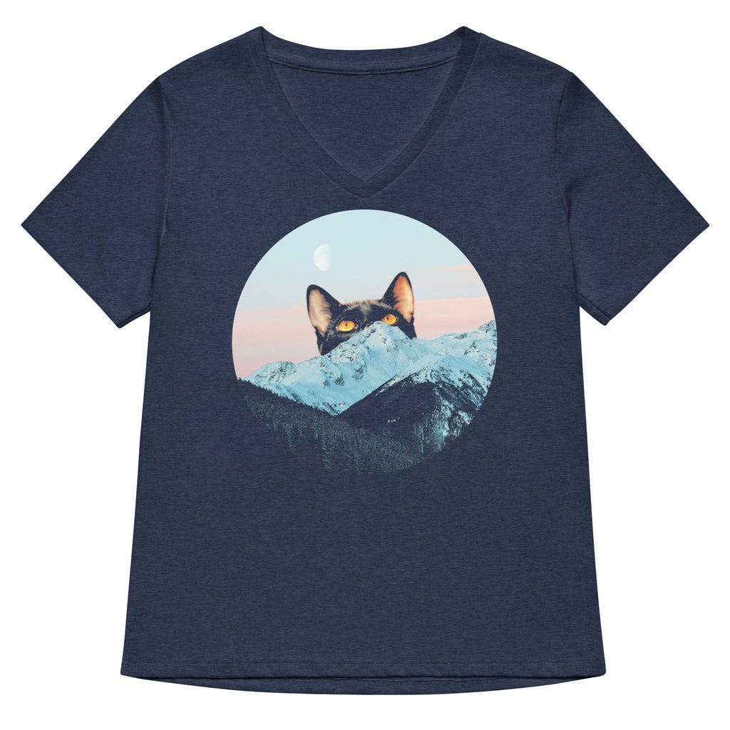 Meowntain Women's V-Neck Tee product image 2