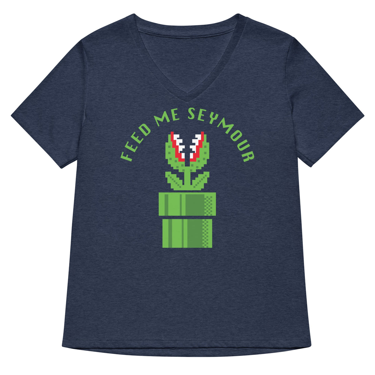 Feed Me Seymour Women's V-Neck Tee product image 2