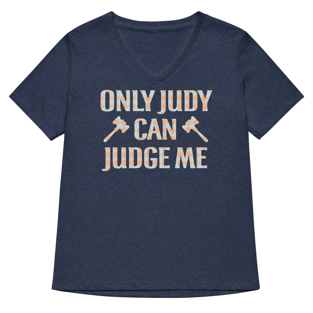 Only Judy Can Judge Me Women's V-Neck Tee product image 3