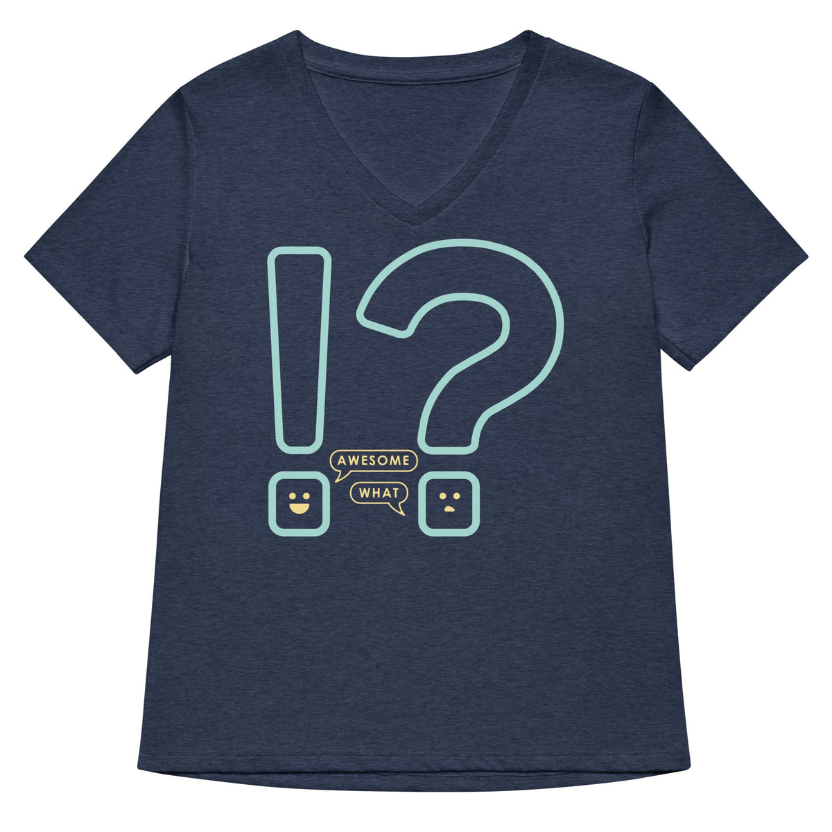 Awesome! What? Women's V-Neck Tee product image 1