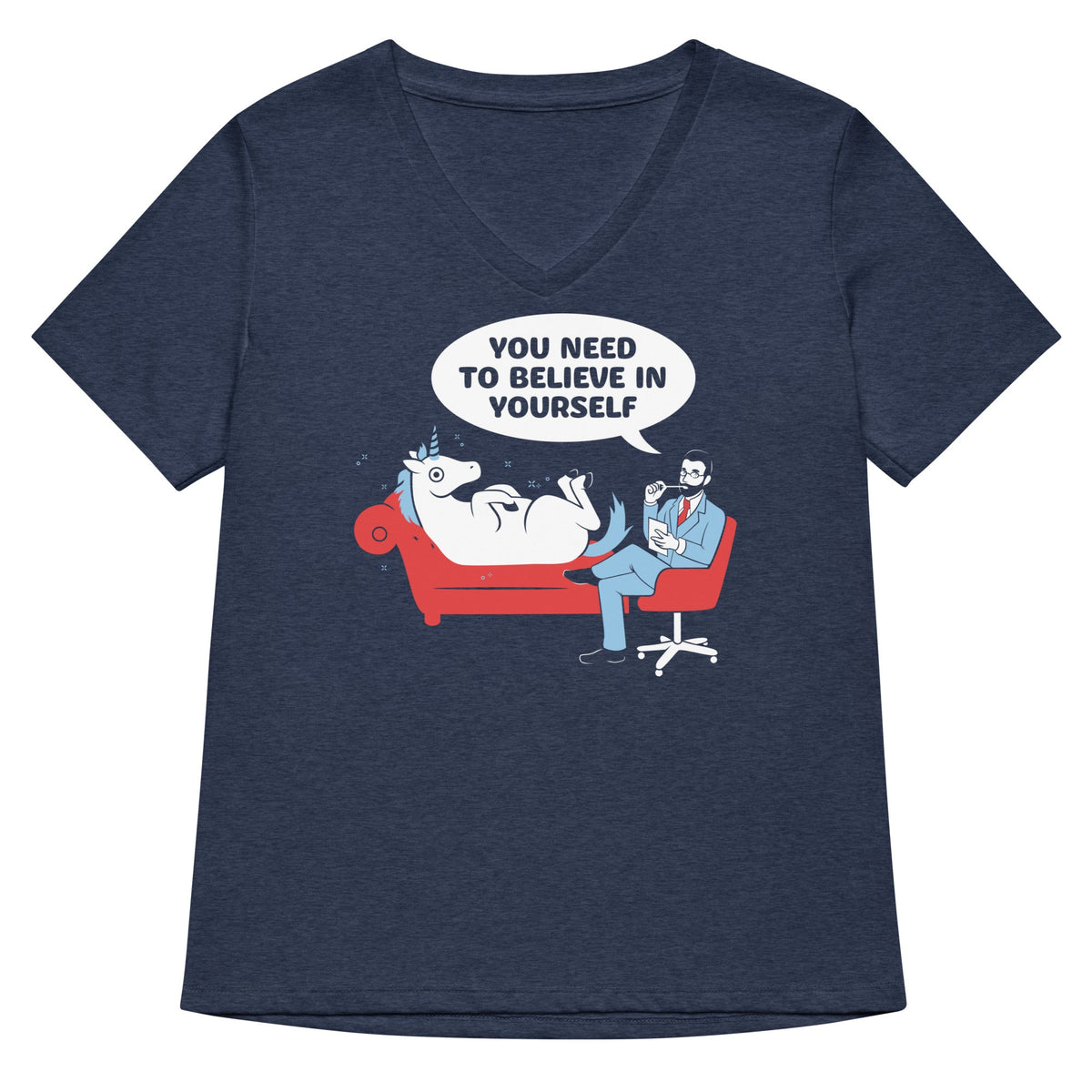 You Need To Believe In Yourself Women's V-Neck Tee product image 2