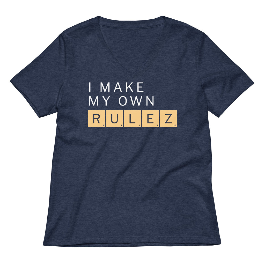 I Make My Own Rulez Women's V-Neck Tee product image 3