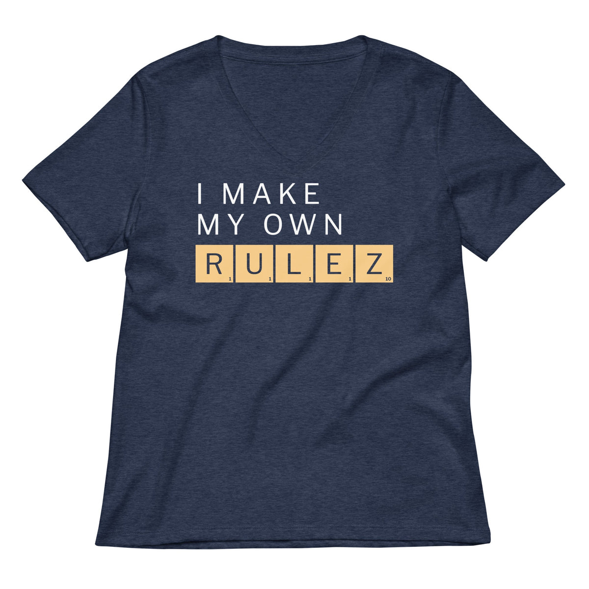I Make My Own Rulez Women's V-Neck Tee product image 3