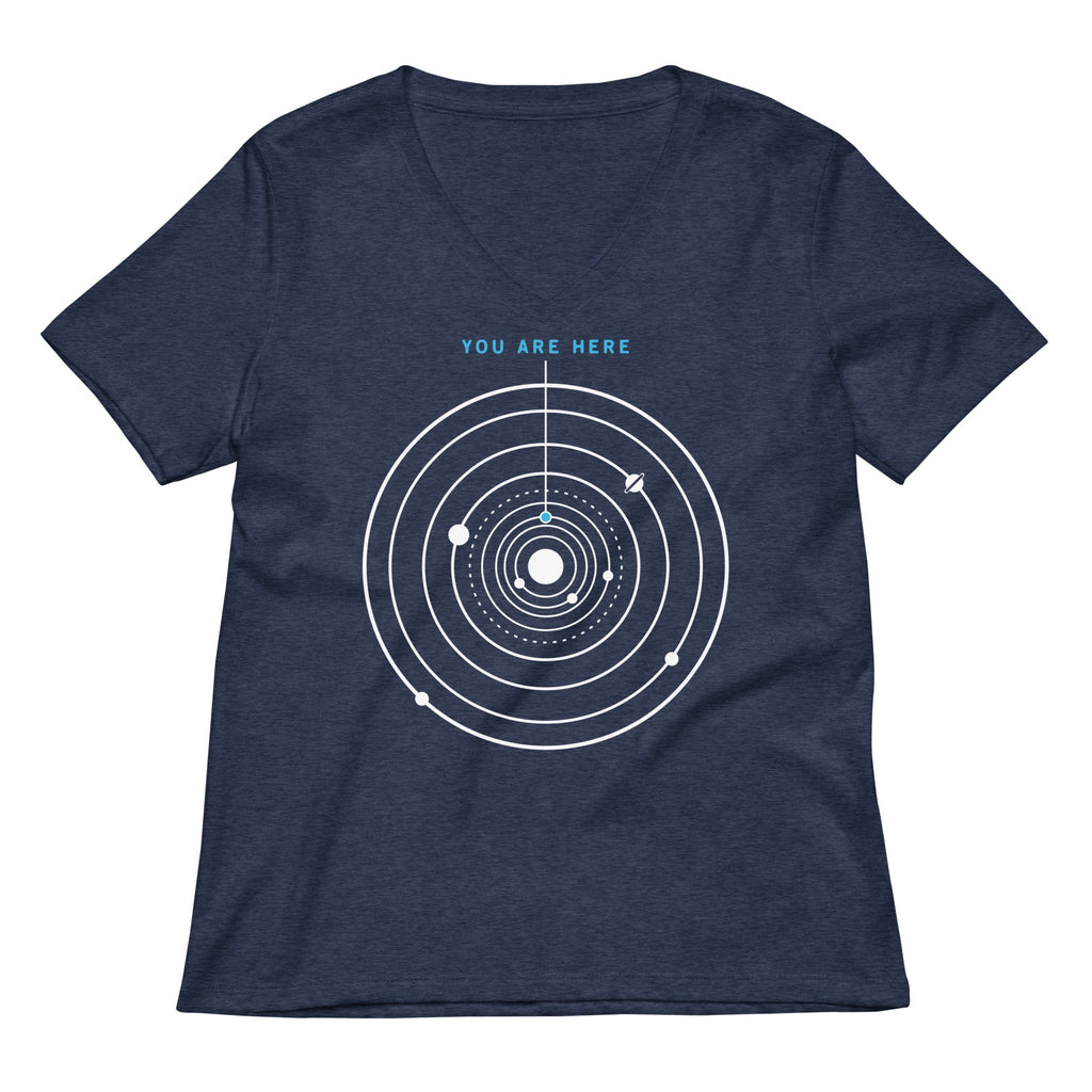 You Are Here Women's V-Neck Tee product image 1