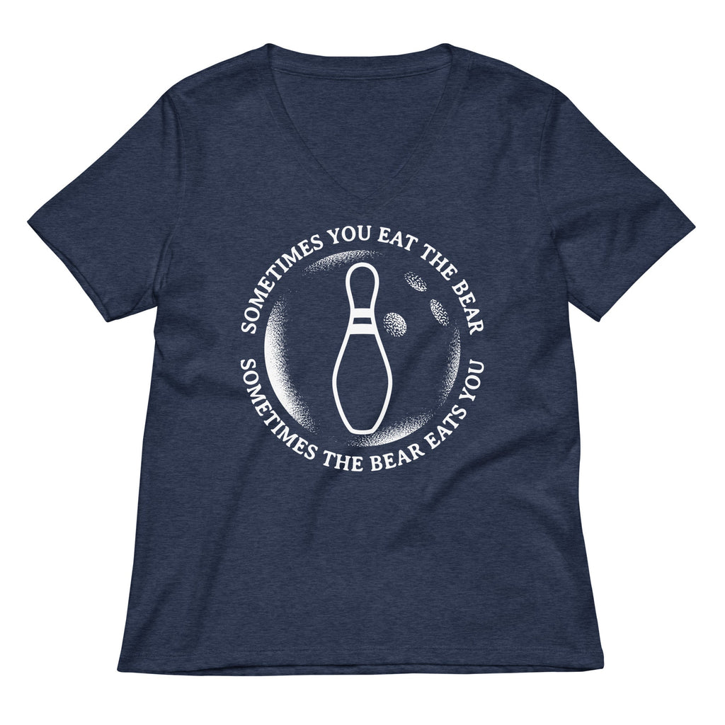 Sometimes You Eat The Bear Women's V-Neck Tee product image 2