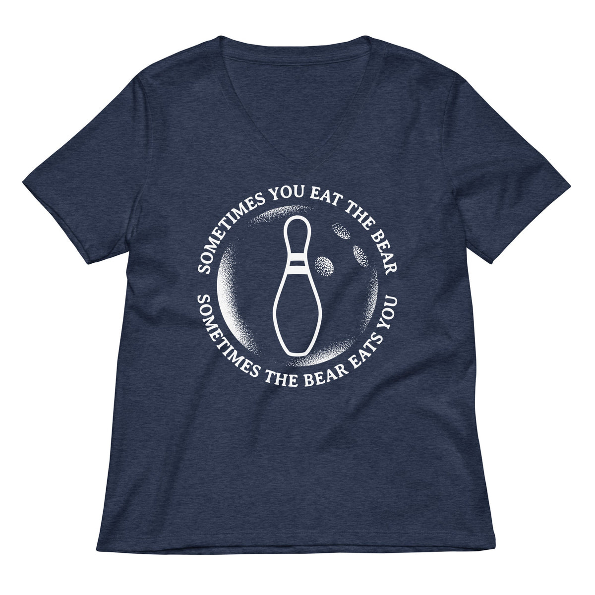 Sometimes You Eat The Bear Women's V-Neck Tee product image 6
