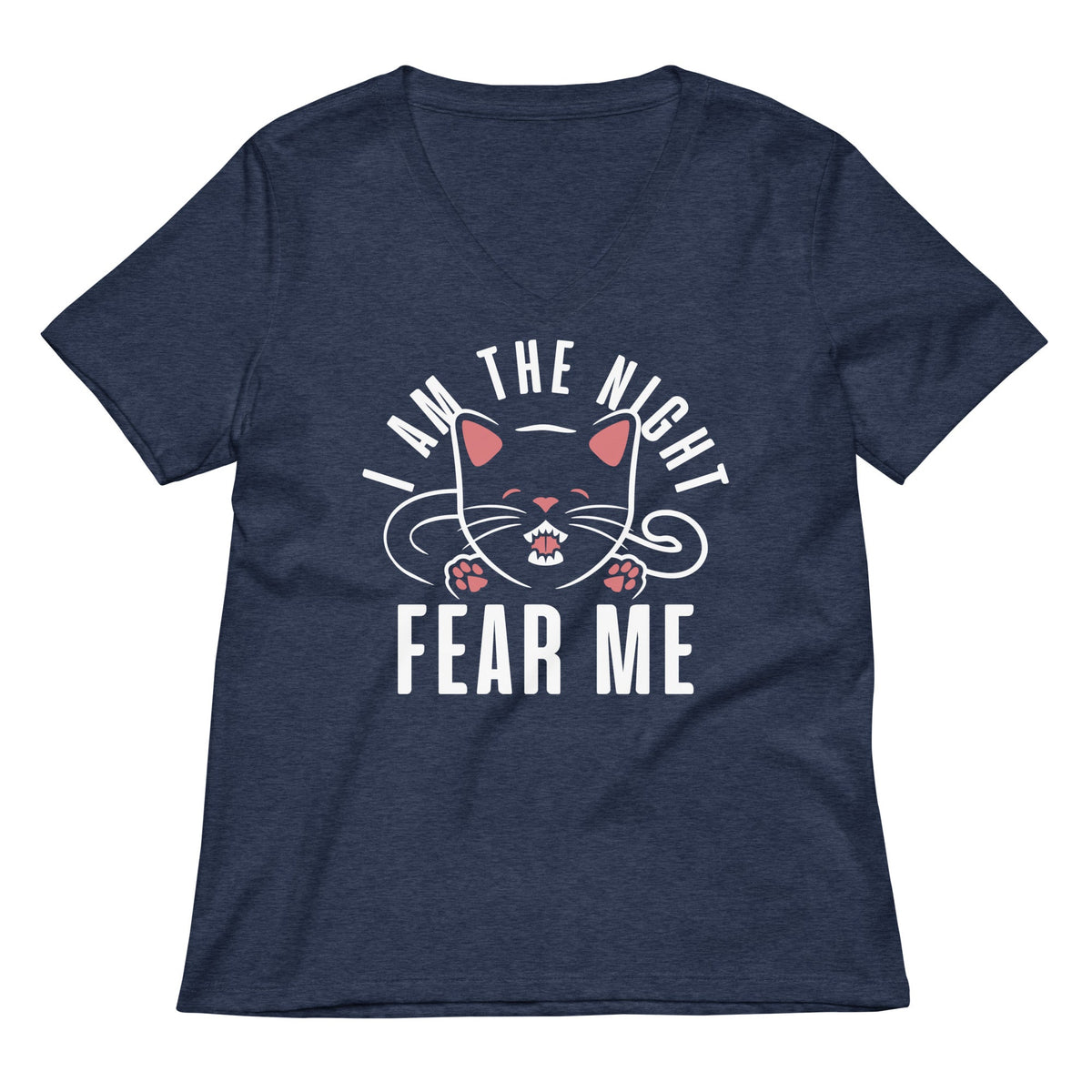 I Am The Night Fear Me Women's V-Neck Tee product image 2