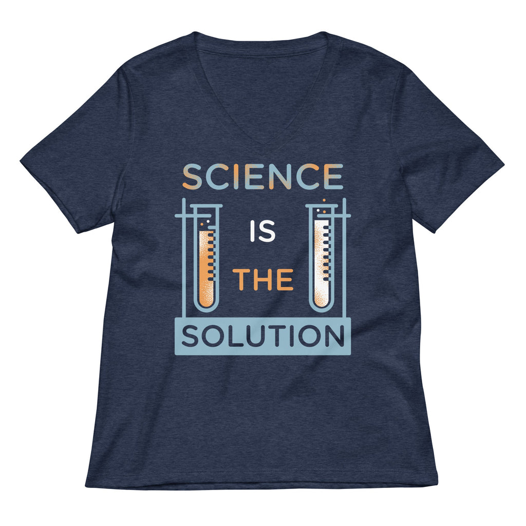 Science Is The Solution Women's V-Neck Tee product image 2
