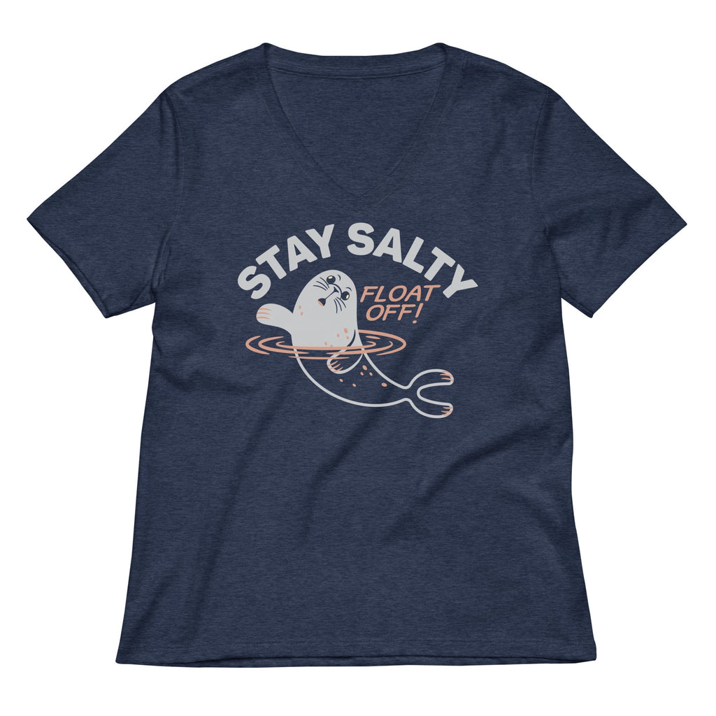 Stay Salty Women's V-Neck Tee product image 2