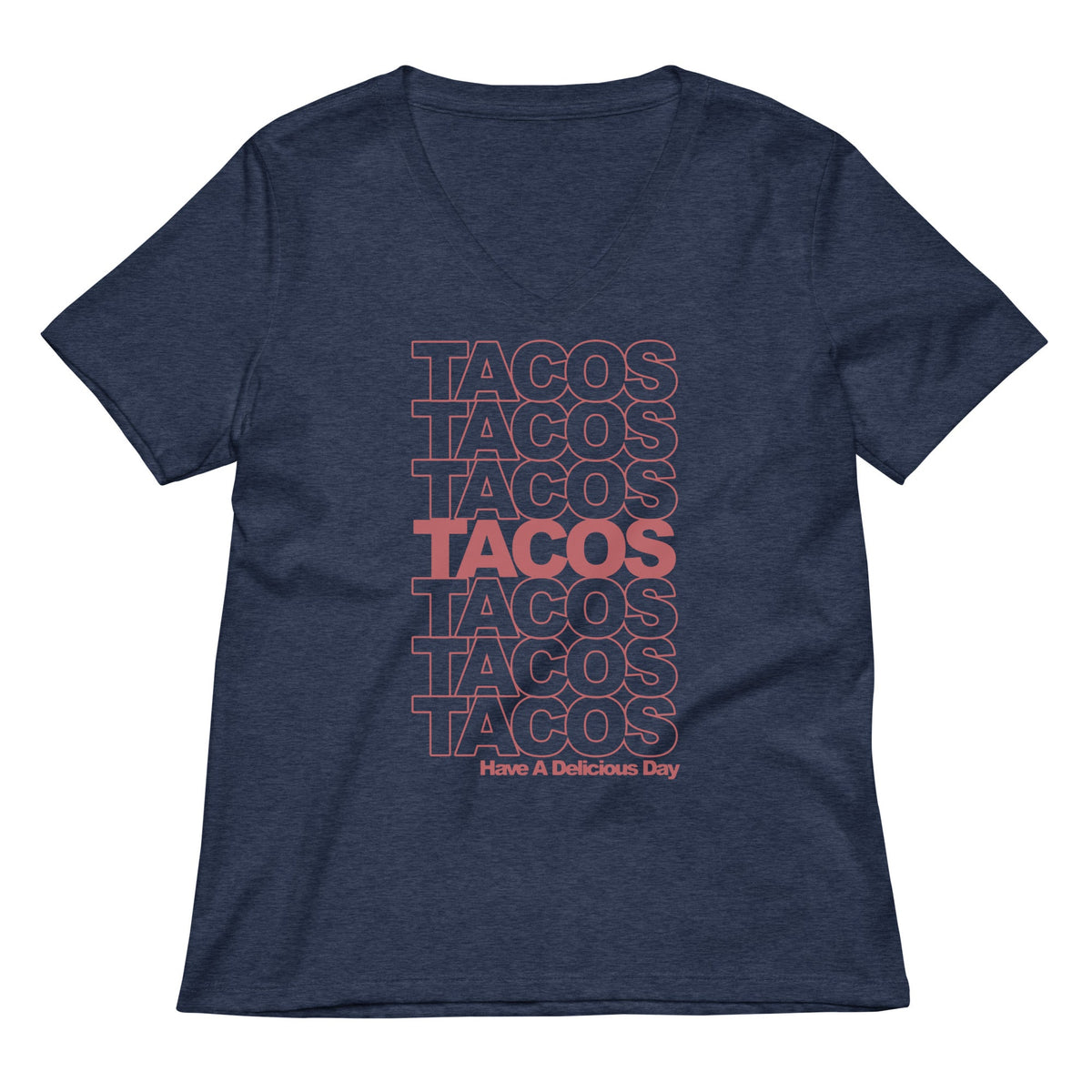 Tacos Women's V-Neck Tee product image 2