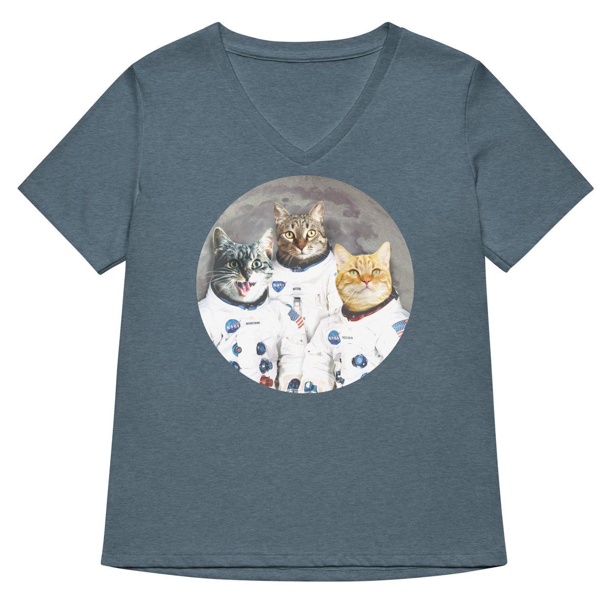 Catstronauts Women's V-Neck Tee product image 4