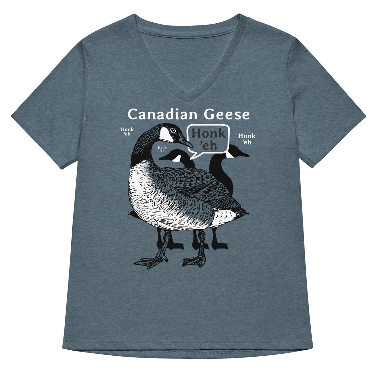 Canadian Geese Women's V-Neck Tee product image 1