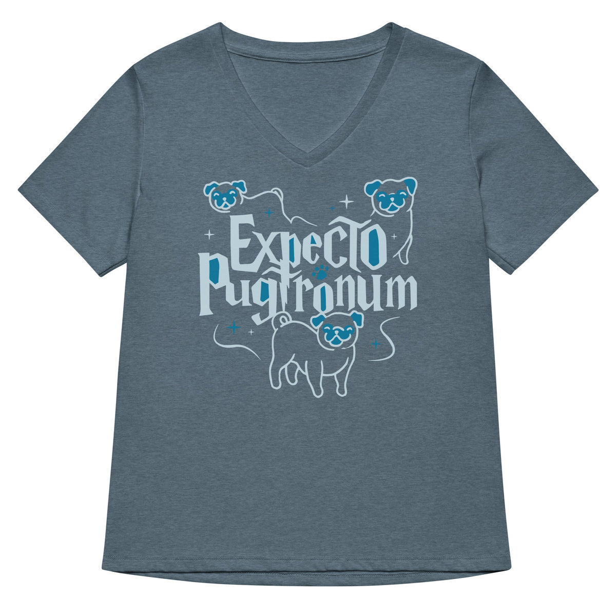 Expecto Pugtronum Women's V-Neck Tee product image 4