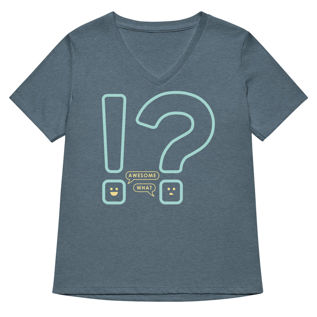 Awesome! What? Women's V-Neck Tee product image 4