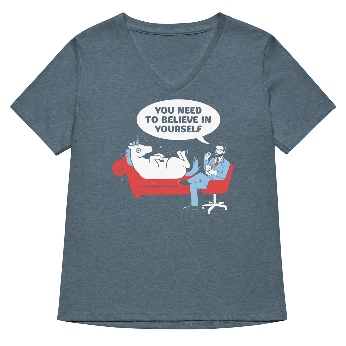 You Need To Believe In Yourself Women's V-Neck Tee product image 4