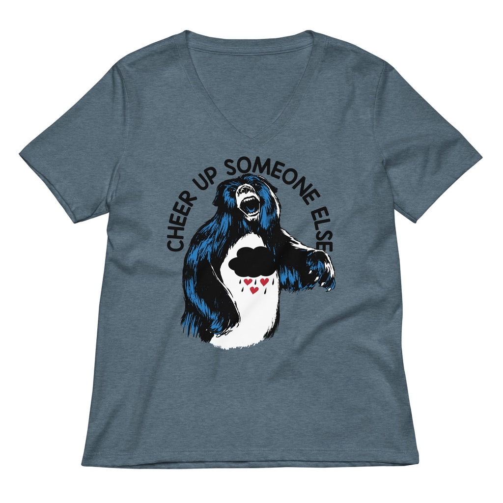 Cheer Up Someone Else Women's V-Neck Tee product image 1