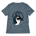 Cheer Up Someone Else Women's V-Neck Tee product image 1