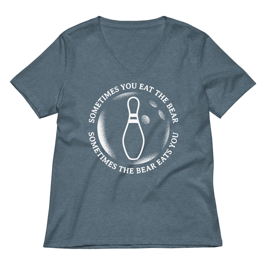 Sometimes You Eat The Bear Women's V-Neck Tee product image 8