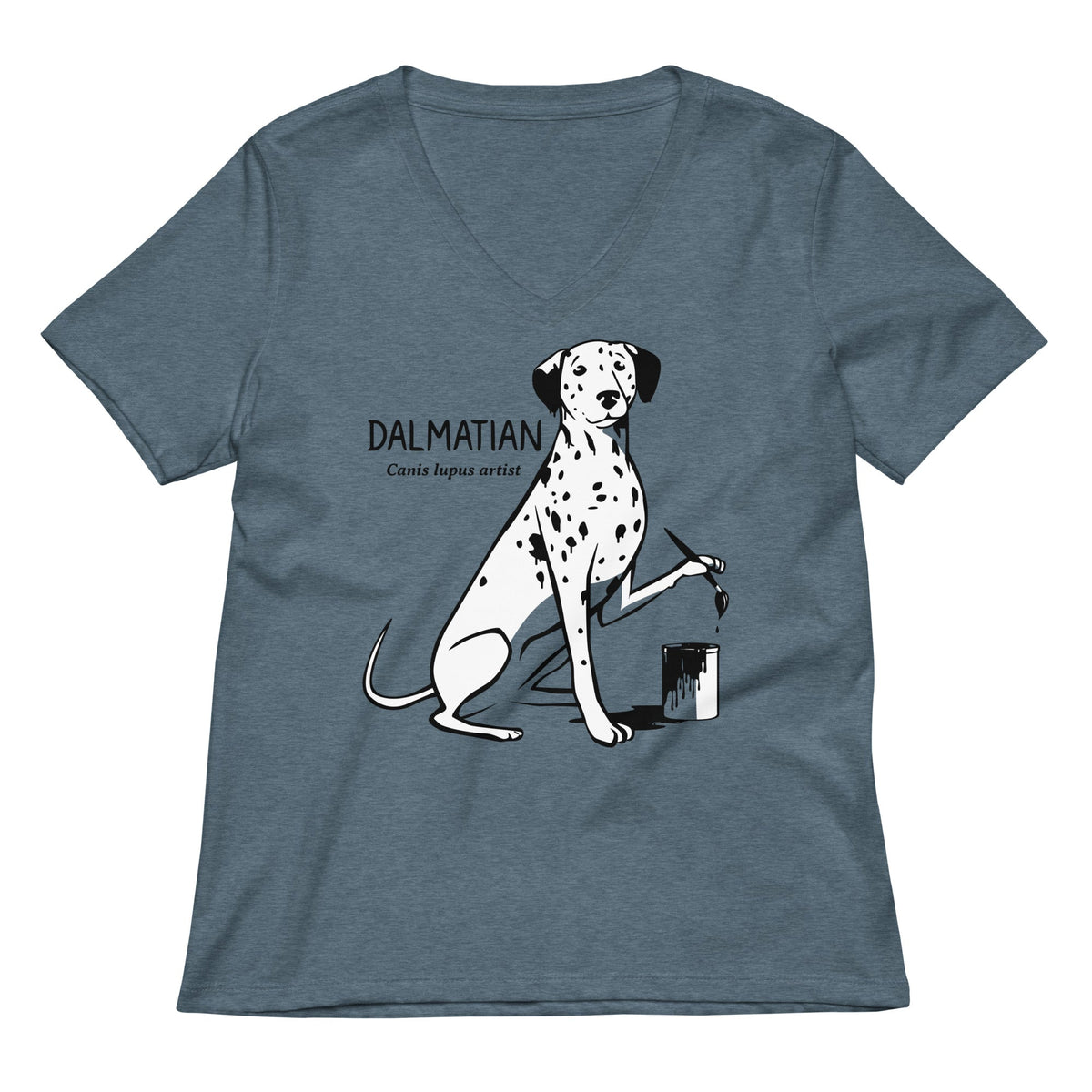 How Dalmatians Are Made Women's V-Neck Tee product image 1