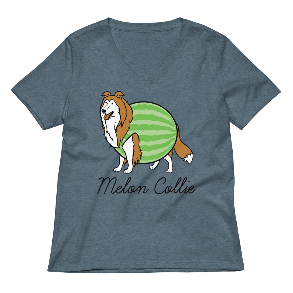 Melon Collie Women's V-Neck Tee product image 3