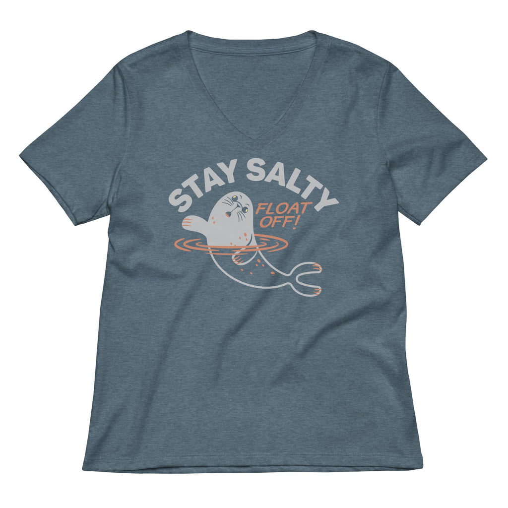 Stay Salty Women's V-Neck Tee product image 4