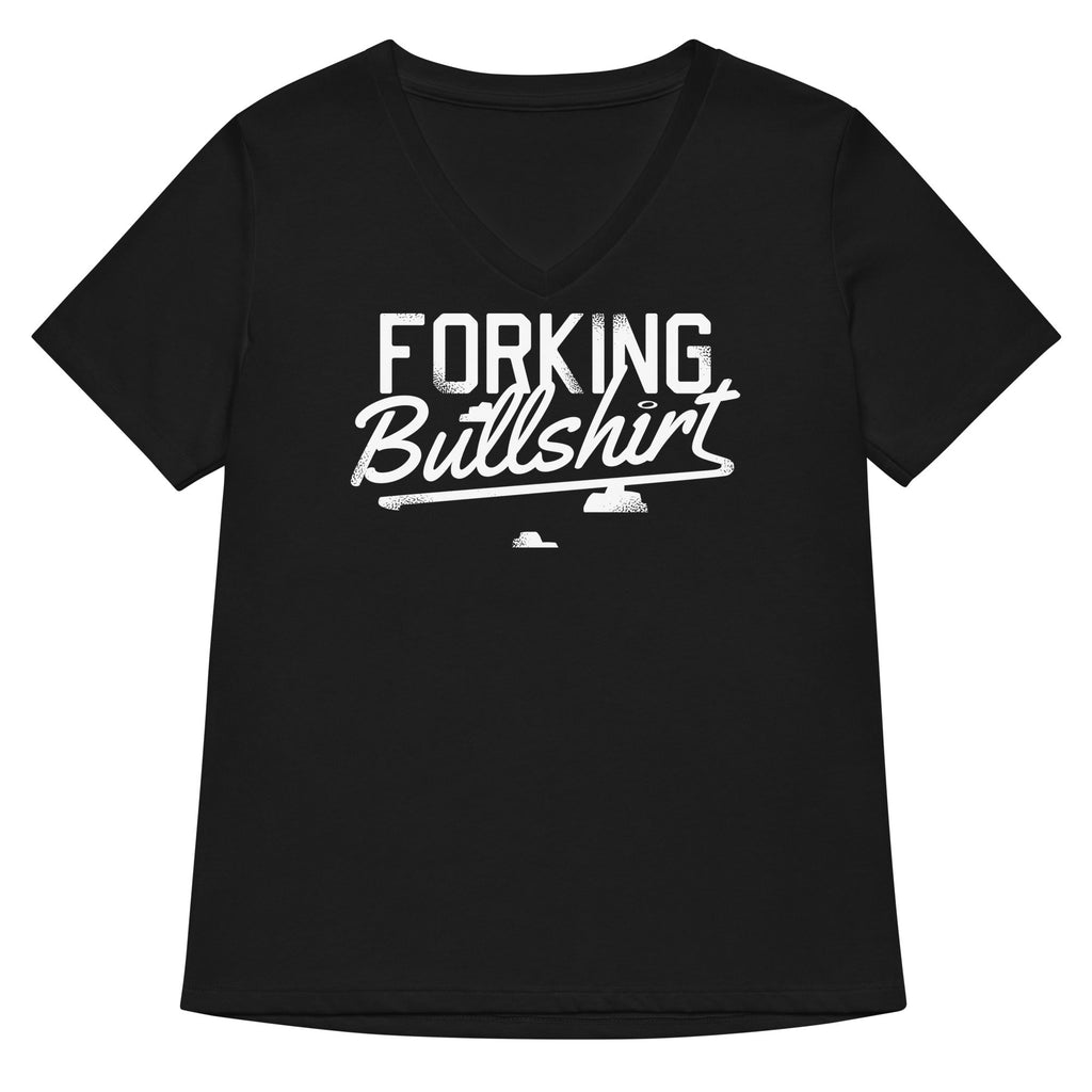 Forking Bullshirt Women's V-Neck Tee product image 1