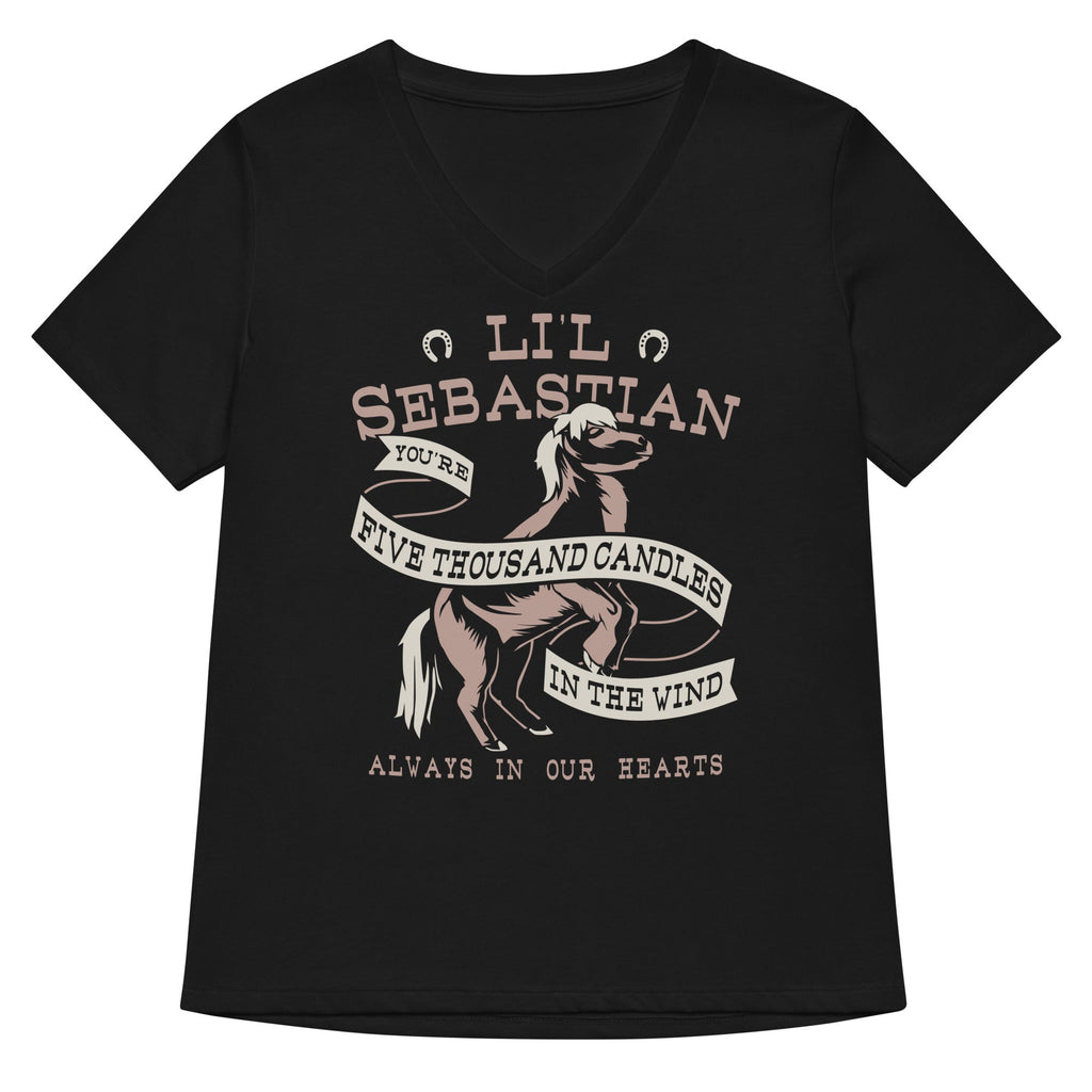 Li'l Sebastian Women's V-Neck Tee product image 1