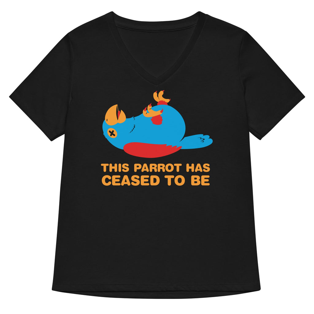 This Parrot Has Ceased To Be Women's V-Neck Tee product image 1