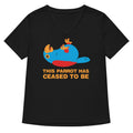This Parrot Has Ceased To Be Women's V-Neck Tee product image 1