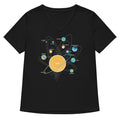 Solar System Women's V-Neck Tee product image 1