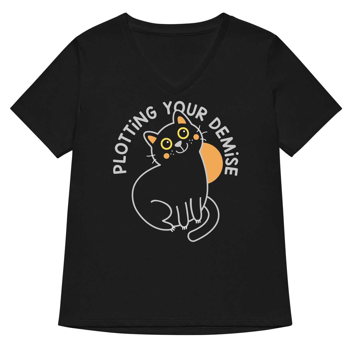 Plotting Your Demise Women's V-Neck Tee product image 1