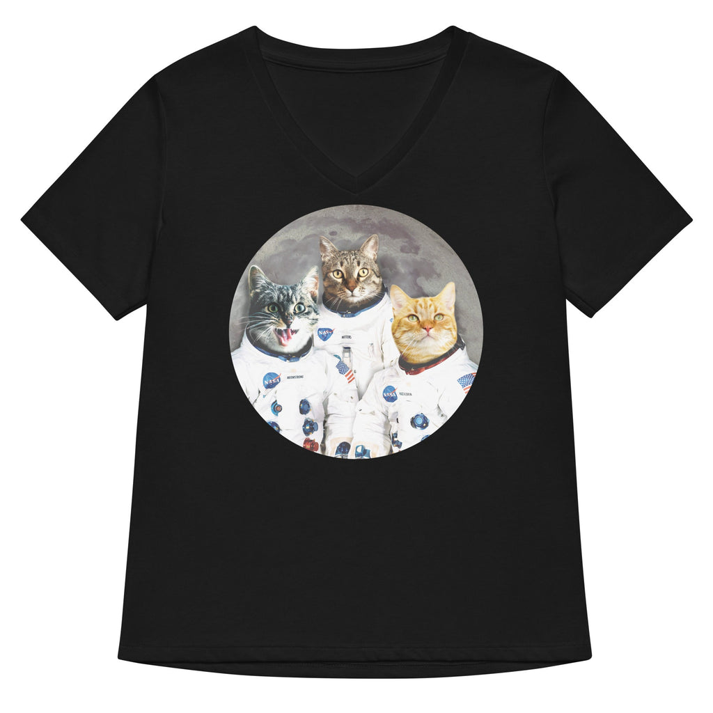 Catstronauts Women's V-Neck Tee product image 1
