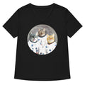 Catstronauts Women's V-Neck Tee product image 1