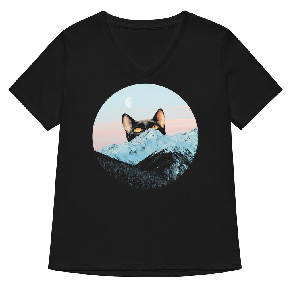 Meowntain Women's V-Neck Tee product image 1