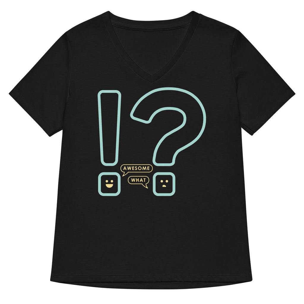 Awesome! What? Women's V-Neck Tee product image 3