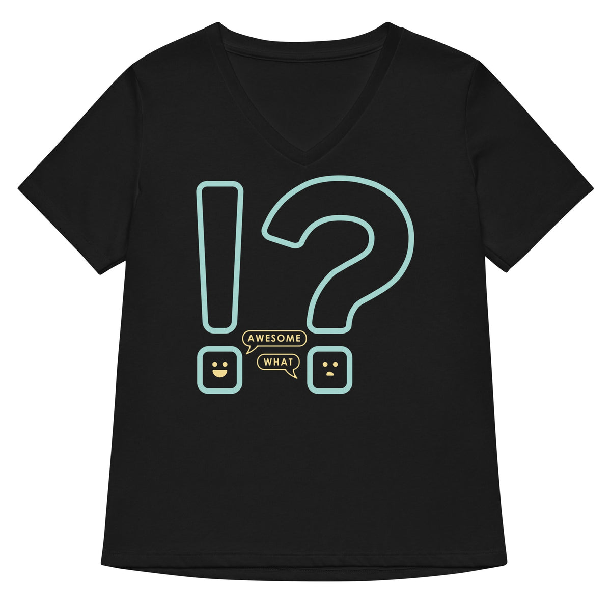 Awesome! What? Women's V-Neck Tee product image 3