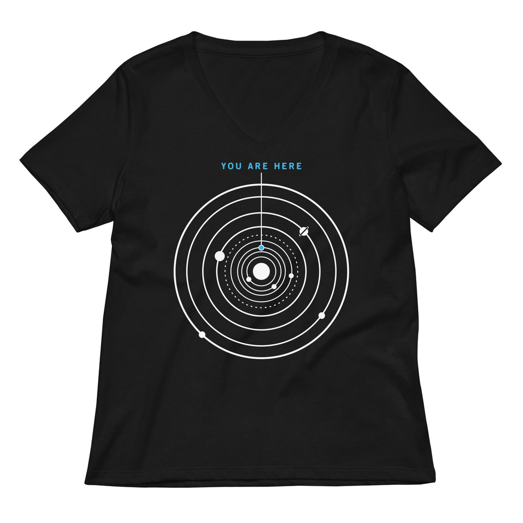 You Are Here Women's V-Neck Tee product image 3