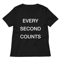 Every Second Counts Women's V-Neck Tee product image 1