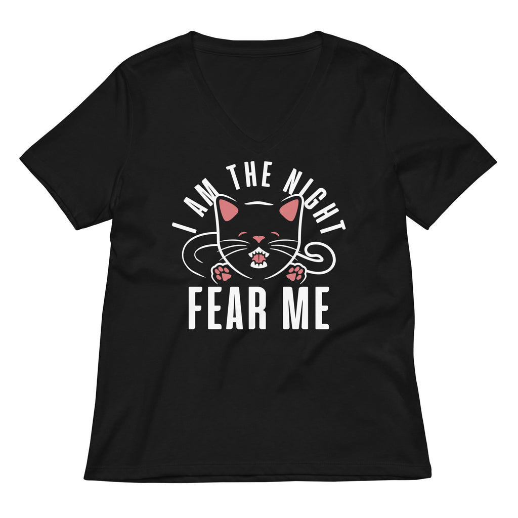 I Am The Night Fear Me Women's V-Neck Tee product image 1