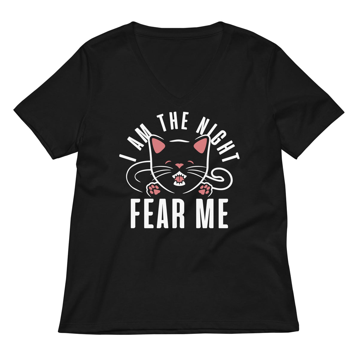 I Am The Night Fear Me Women's V-Neck Tee product image 1