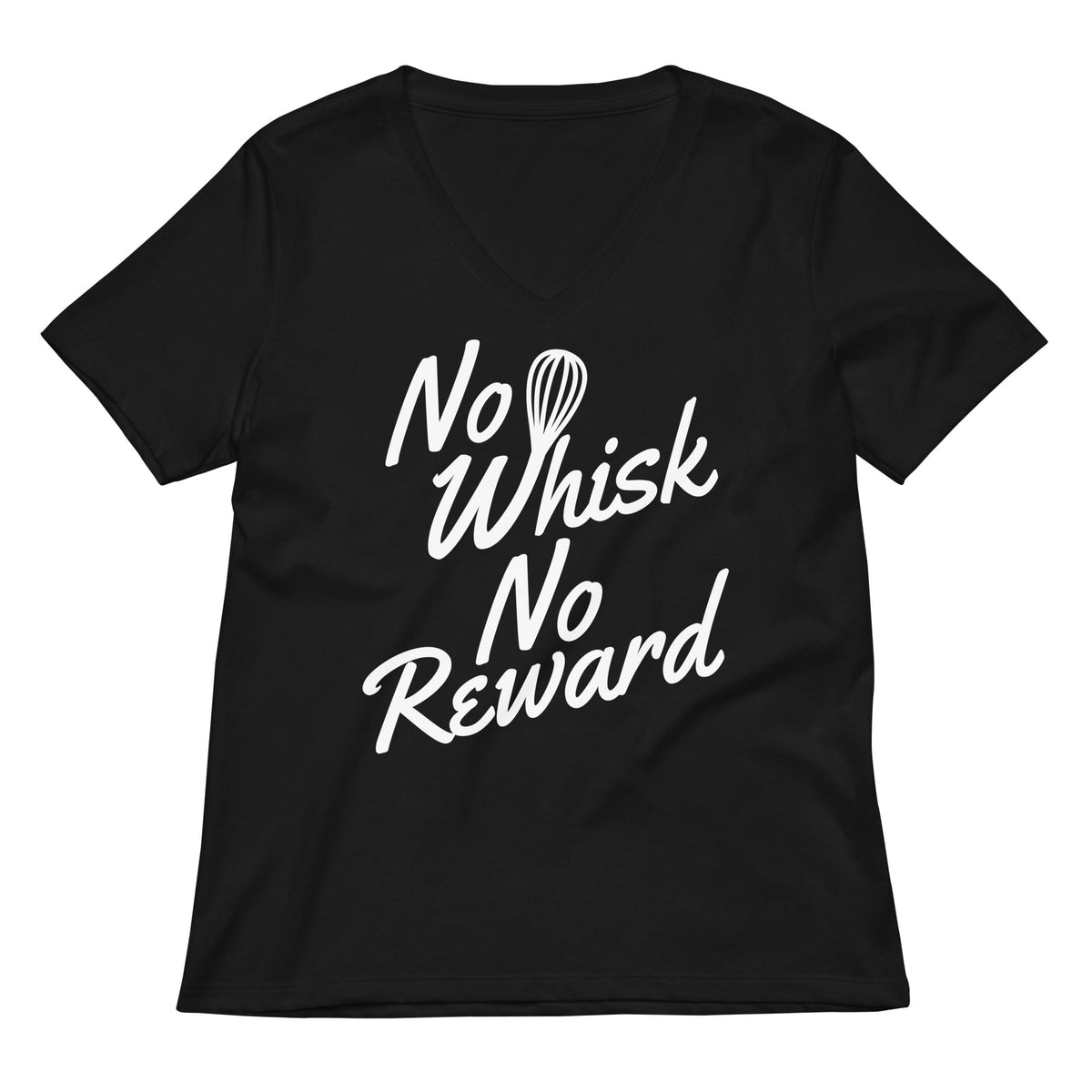 No Whisk No Reward Women's V-Neck Tee product image 1