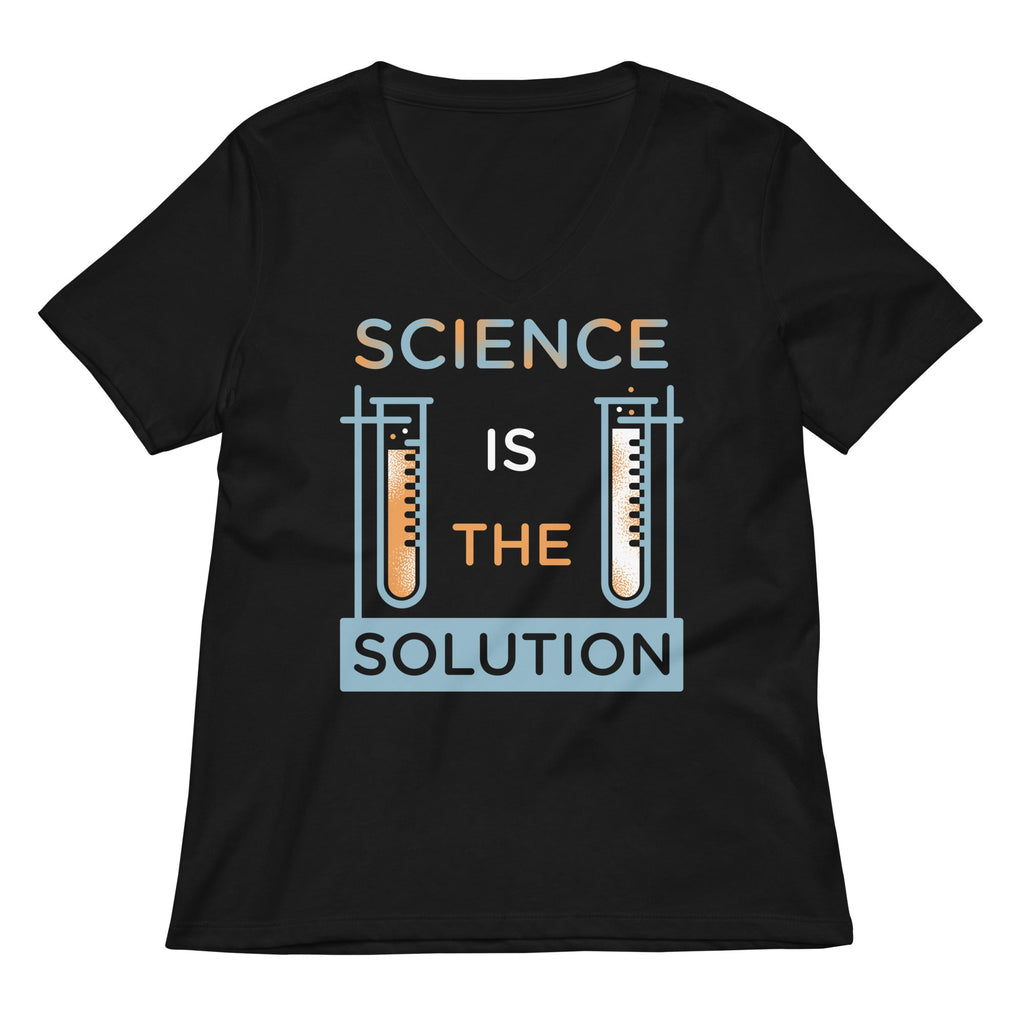 Science Is The Solution Women's V-Neck Tee product image 1